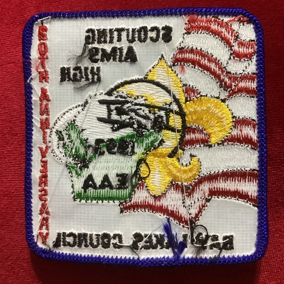 Vintage 20th Anniversary BSA 1993 Scouting Aims High EAA Bay Lakes Council patch - Picture 2 of 2